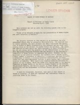 League of Women Voters - Report on Human Rights