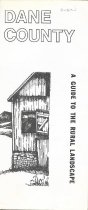 Dane Counjty A Guide to The Rural Landscape