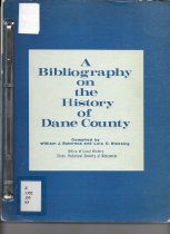 A Bibliography on the History of Dane County