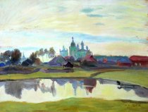 Evening in Pereslavl Behind the Forest