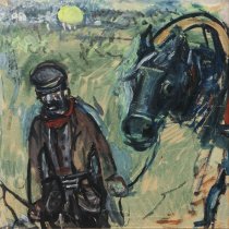 Tevye with His Horse