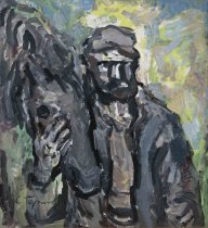 Tevye with His Horse