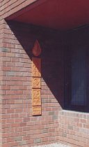 The Candle, from a series of wall ceramic reliefs designed for the El Al Te