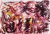 Abstract in Orange and Brown