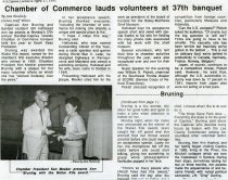 Chamber of Commerce lauds volunteers at 37th banquet