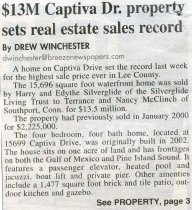$13M Captiva Dr. property sets real estate sales record