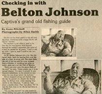 Checking in with Belton Johnson