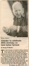 Islander to celebrate 90th birthday on land father farmed