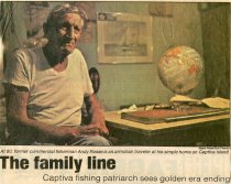 The family line - Captiva fishing patriarch sees golden era ending