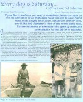 Every day is Saturday... Captiva icon, Bob Sabatino