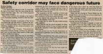 Safety corridor may face dangerous future