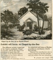 Exhibit will focus on Chapel-by-the-Sea