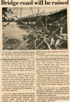 Bridge road will be raised
