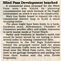 Blind Pass Development beached