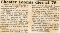 Chester Loomis dies at 76