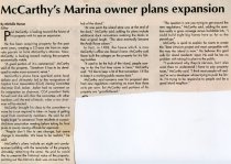 McCarthy's Marina owner plans expansion
