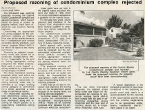 Proposed rezoning of condominium complex rejected