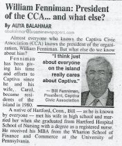 William Fenniman: President of the CCA... and what else?