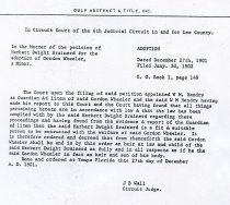 In The Matter of the petition of Herbert Dwight Brainerd for the adoption of Gordon Wheeler, a minor.