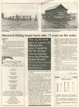 Historical fishing house burns down after 73 years on the water