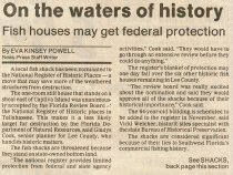 On the waters of history