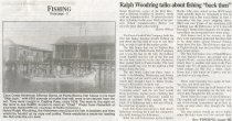 Ralph Woodring talks about fishing "back then"