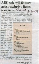 ABC sale will feature artist-exclusive items