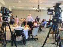 The event was recorded and photographed by Chris Bright