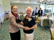 (L-R) Janey Symington, Shirley Stanton, Chip Roach, Rev. John Cedarleaf