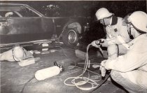 A manequin under the car lends to needed training