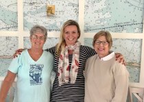 (L-R) Event Co-Chair Mary Jane Vinson, actress Dena Galyean, Ginny Reiss