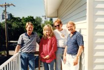 (L-R) Pete, Cindy & Andreas Bieri, Bruno