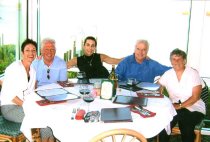 (L_R) Joan Perrish, Walter Bieri, Sand & Andreas Bieri, Klari Bieri 2006