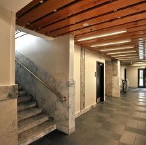 Pagoda - Renovated basement using salvaged wood, 2012