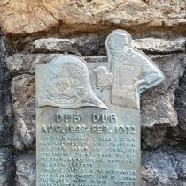 Dub dub Sculpture plaque, July 2022