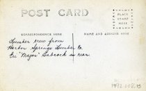 Lumber crew from Harbor Springs Lumber Co.; Eri "Major" Babcock in rear