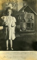 Metha Crowl and her play house