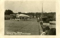 Sylvia boat on Municipal Dock, Harbor Springs
