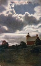 Lighthouse at Harbor Point, Postcard to Mrs A W Fan, August 10 1916