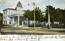 Cushman House, Petoskey, Mich. Postcard to Miss Georgia Masters, August 5 1