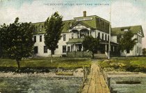 The Buckeye House, Burt Lake, Mich.; Postcard to Mr S.S. Shepard, December