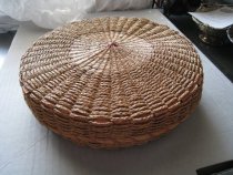 Woven round basket.