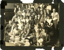 Photograph of a Sigma Alpha Epsilon Halloween party.