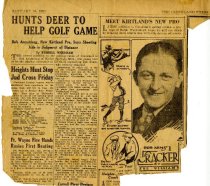Hunts Deer to Help Golf Game.