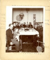 Christmas dinner at old home (Shay) in Harbor Springs, Mich.