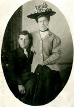 Charlie Gleason with Olive - his 2nd wife.  Were married on May 19, 1910