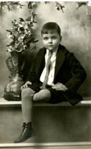 Uncle Charlie's boy, Dale.  Christmas 1926