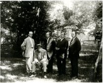 The five Swift brothers L to R: Henry, Ivan (seated), Marcus, Birge, Thorne