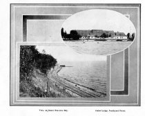 View on Grand Traverse Bay and Cedar Lodge, Northport Point