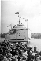 City of Petoskey arriving in Harbor Springs.